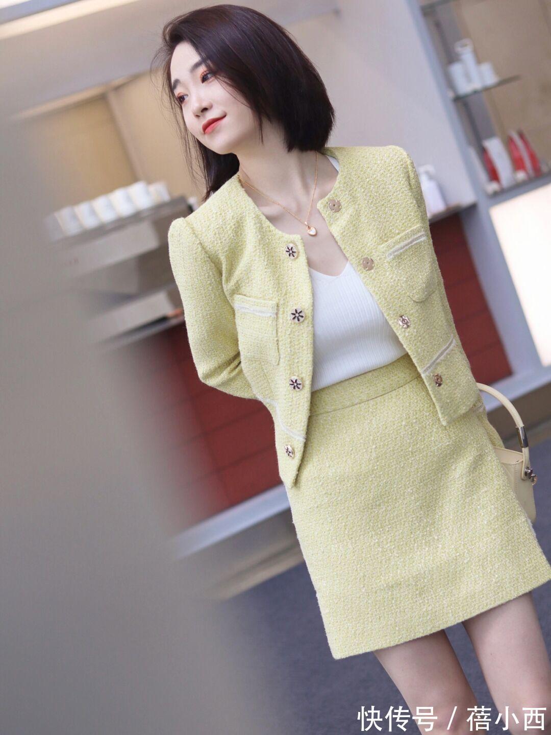 香风 入春后衣服不用多,用小香风外套打造好气质,这些搭配真值得借鉴