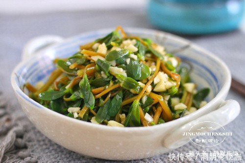 马齿苋|本是菜园里的草,没舍得除掉,随手一拌就是好菜,吃上瘾了