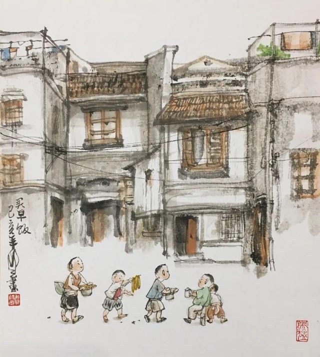 美术家协会@国内著名的儿童人物画家、贺元竹婴戏作品欣赏