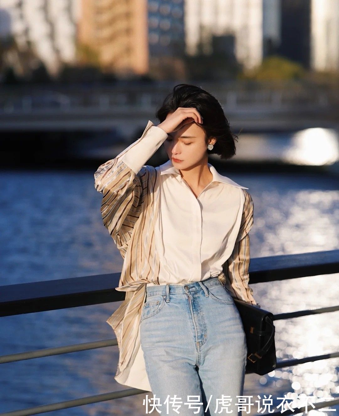 t恤|小个子瘦女孩的宽松搭配套路，甜系盐系随意切换，加倍的亮眼