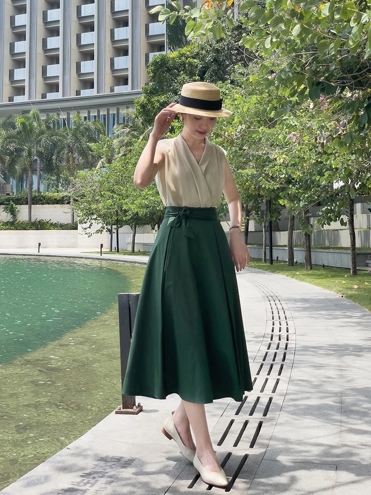 清新|甜美淑女的温柔风穿搭，清新减龄又俏皮，很适合20岁出头的女生