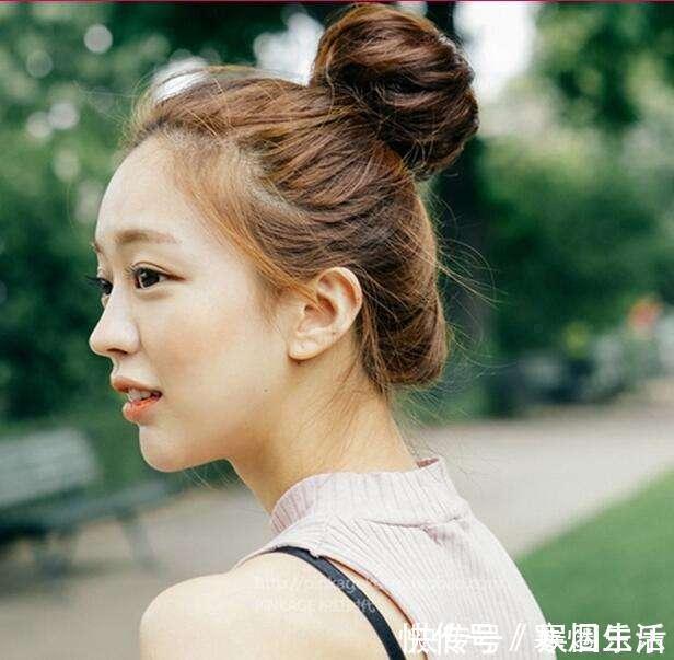 丸子头|真正发质好的女生,很少扎马尾和丸子头,这些发型才是心头爱