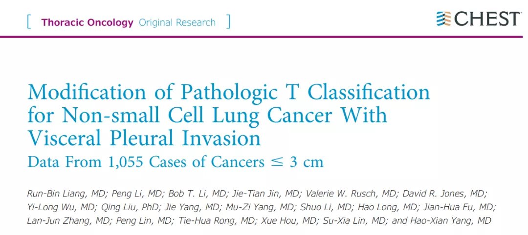 非小细胞肺癌|部分患者或可免去化疗!杨浩贤团队研究成果为早期肺癌患者带来福音