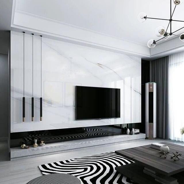 电视柜|电视背景墙怎么做才好看15个造型任你选，每一个都好看