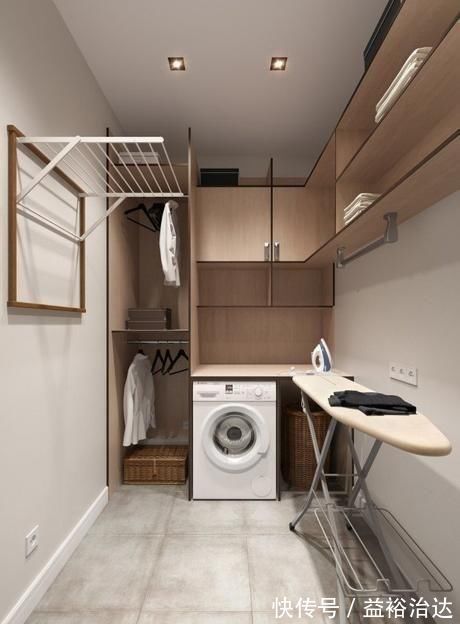 打卡|家里面积足够,腾出一间洗衣房,兼具洗晾晒和杂物收纳,一地多用~#每日打卡#
