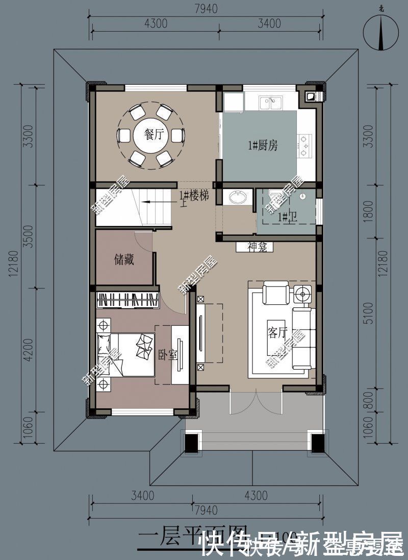 储藏室|预算30万以内,推荐这5套图纸,为啥农村人都喜欢最后一套?