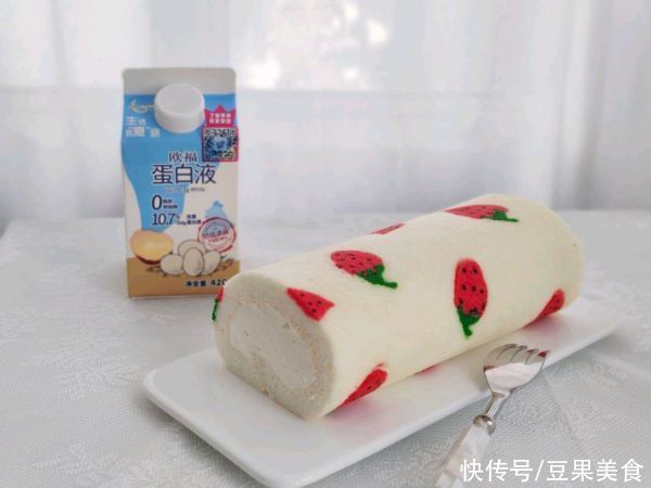 手绘天使蛋糕卷|缤纷下午茶~手绘天使蛋糕卷