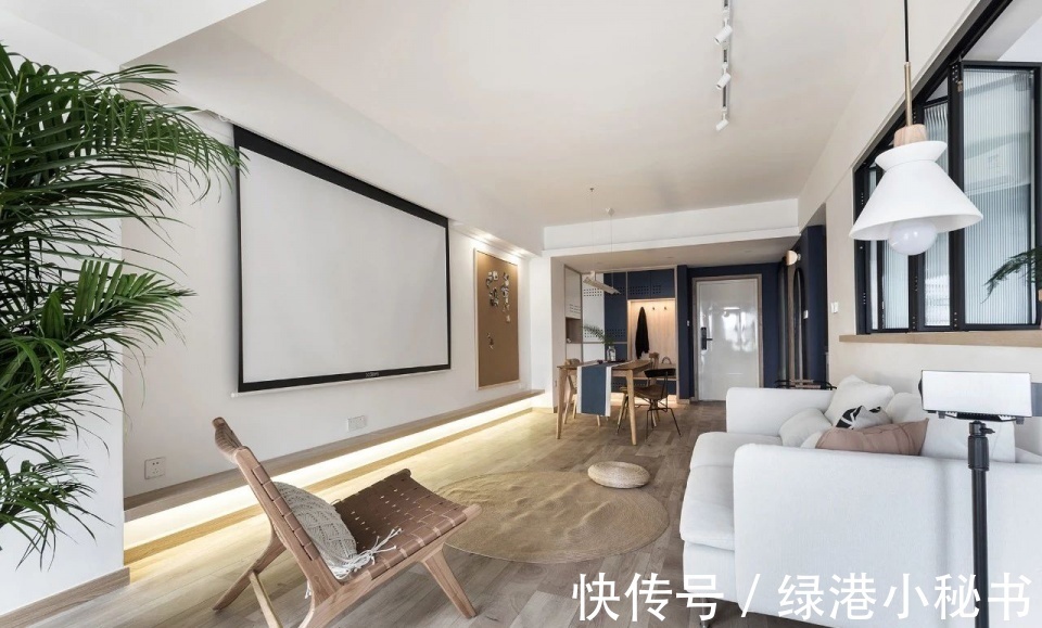 案例|装修案例欣赏：看够了黑白灰？加点普鲁士蓝试试！