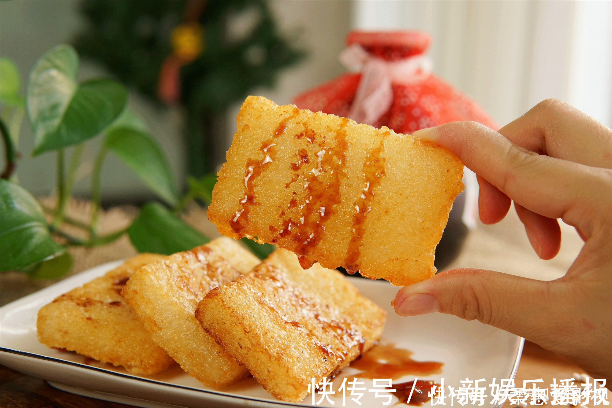 糍粑|原来做糍粑年糕这么简单，会蒸米饭就行，想吃多少做多少