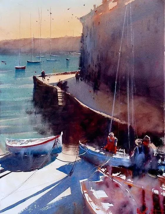 艺术家!世界上最有激情的水彩艺术家,这才是真正的水彩大师!