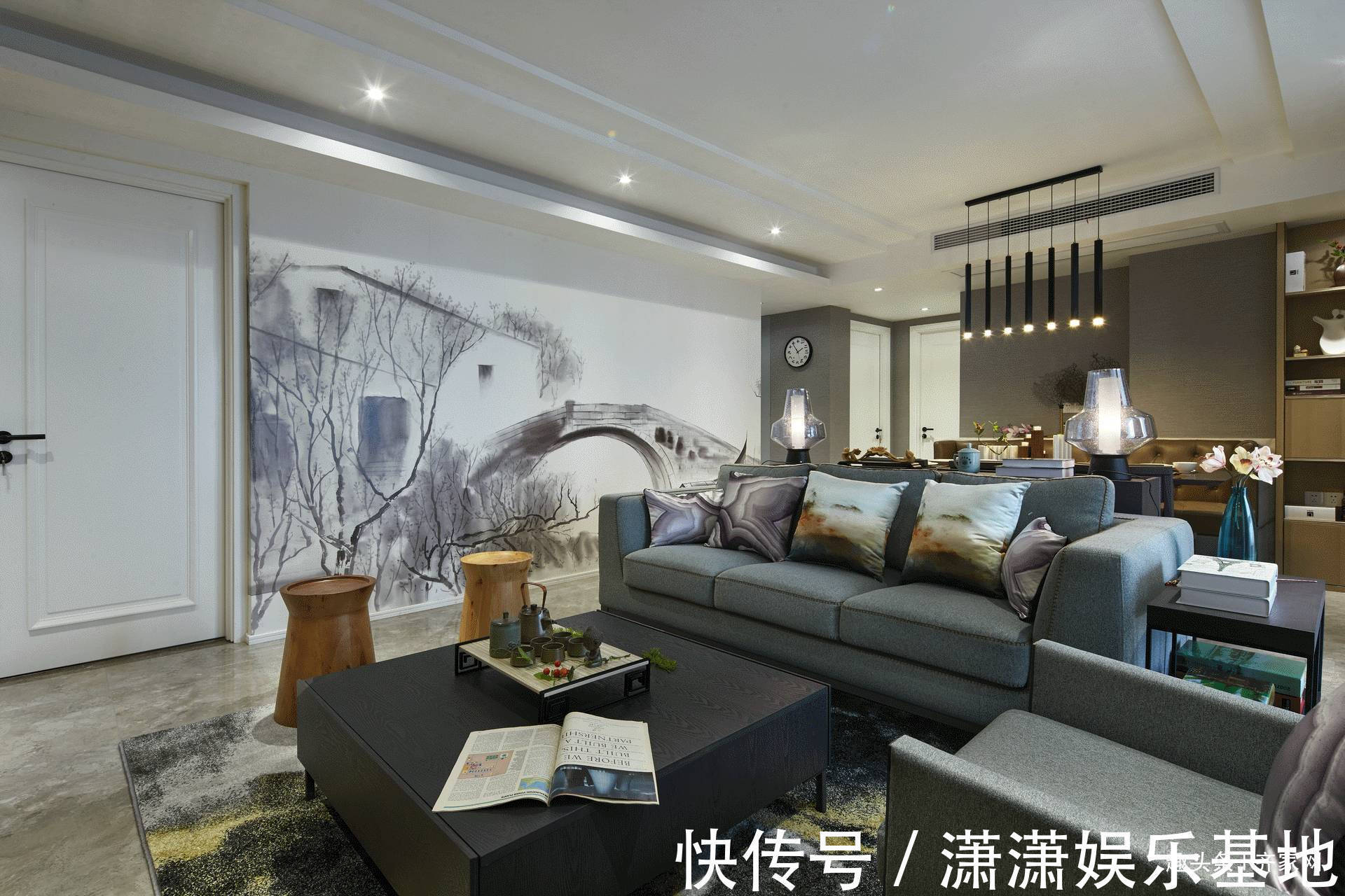 中国传统|150平现代中式，古朴典雅，反映民族文化，体现中国传统神韵！