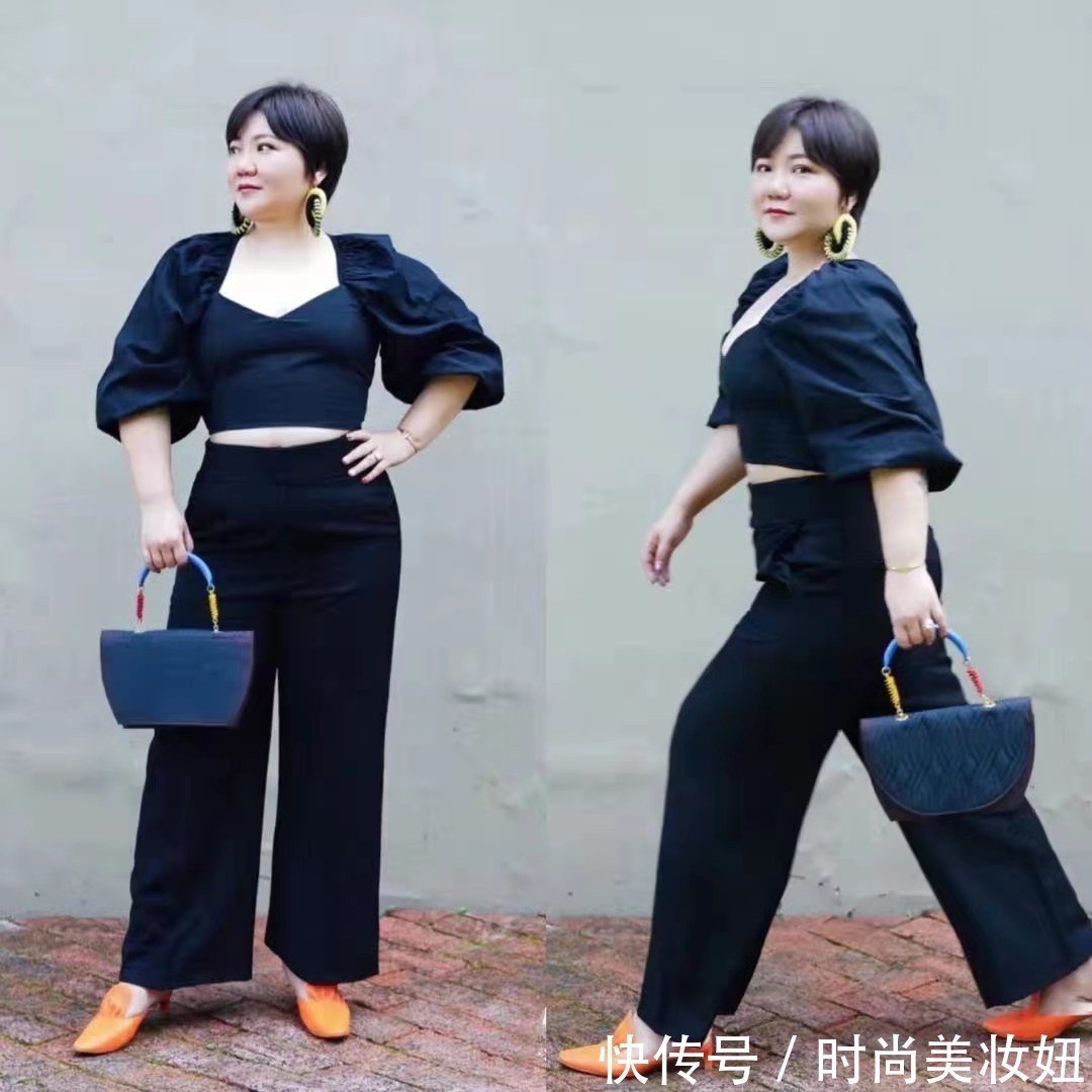 体重|时髦与体重无关,"150斤"博主靠穿搭重新定义胖子,太洋气了