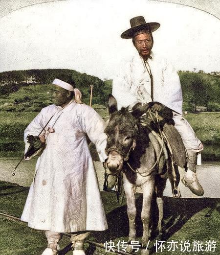 朝鲜|100多年前朝鲜上色老照片,这才是当时朝鲜人民的真实写照