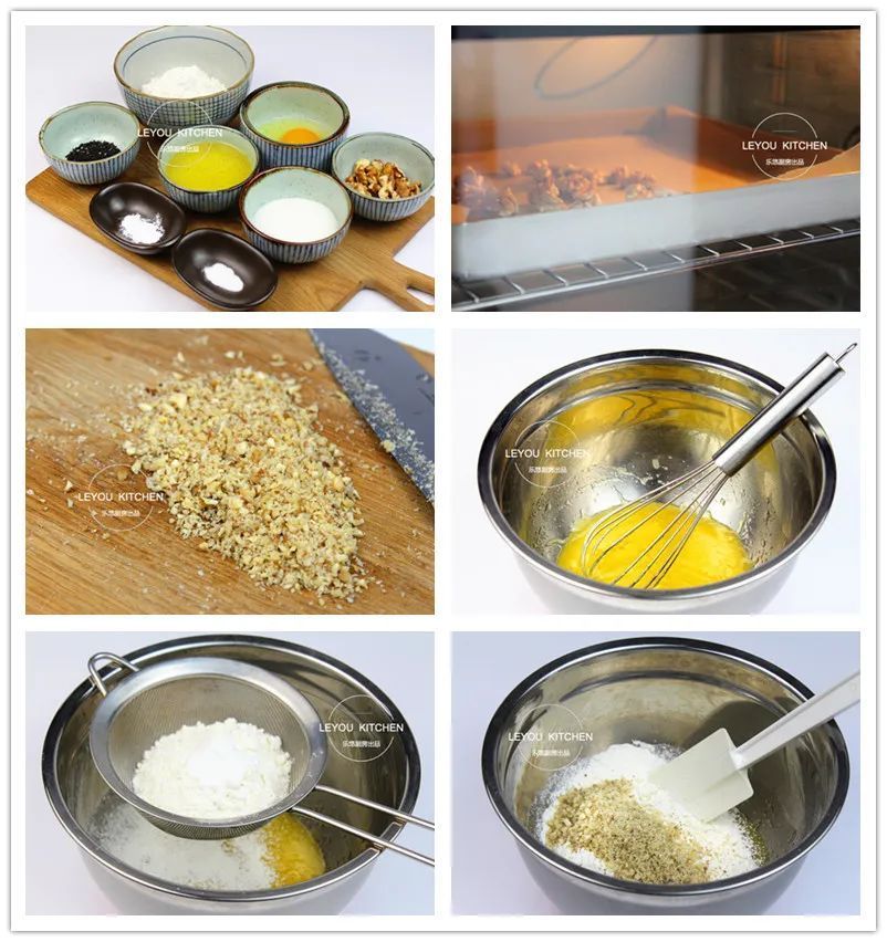 4款酥饼,一捏就碎,入口即化,揉好面团就能做,看看就会