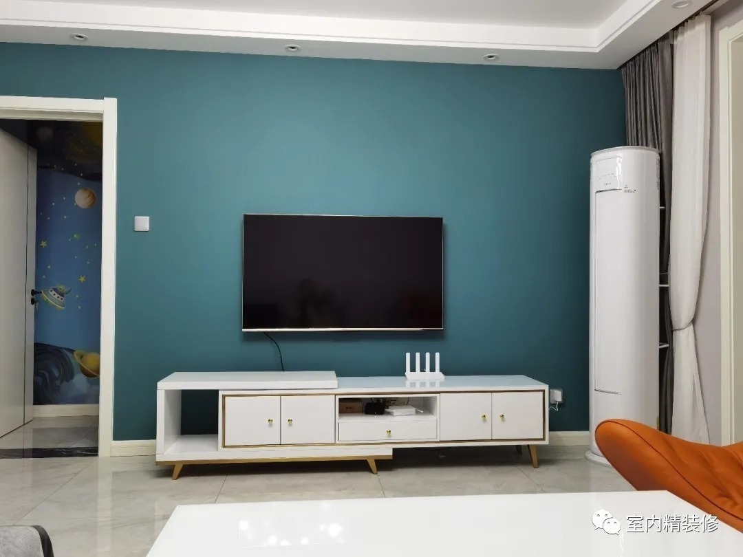 窗帘|看她家新房,安装窗帘很漂亮,电视墙不做一点造型很值得效仿!