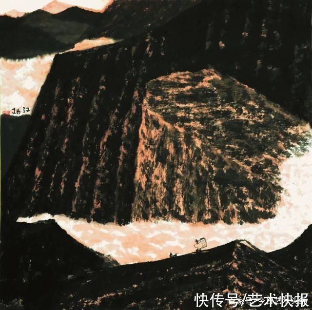 酣春|画家邱汉桥山水画:借景抒情，逸趣横生