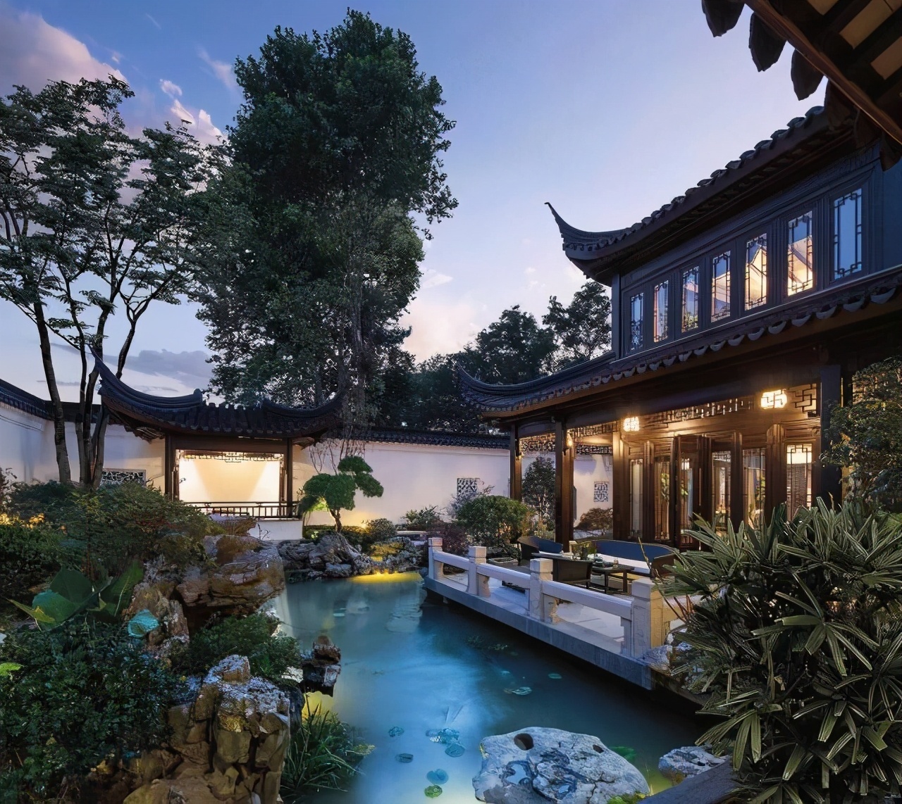 优雅|传统庭院,庄重与优雅的双重气质!