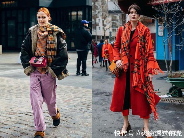 趋势|冬季围巾如何选抓住流行趋势选这3条,才显得高雅又年轻