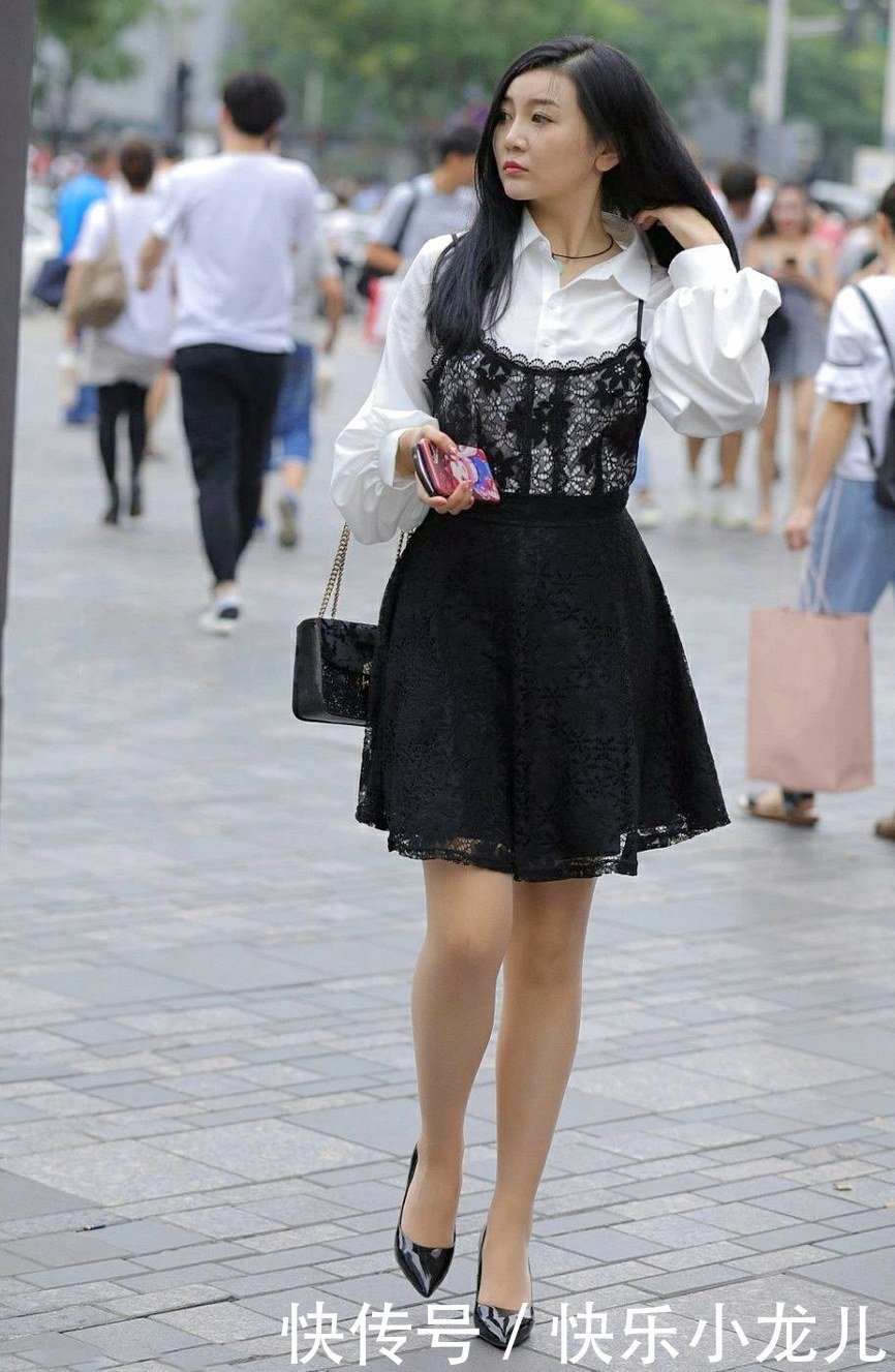 可爱|这裙子是真的可爱,清新养眼