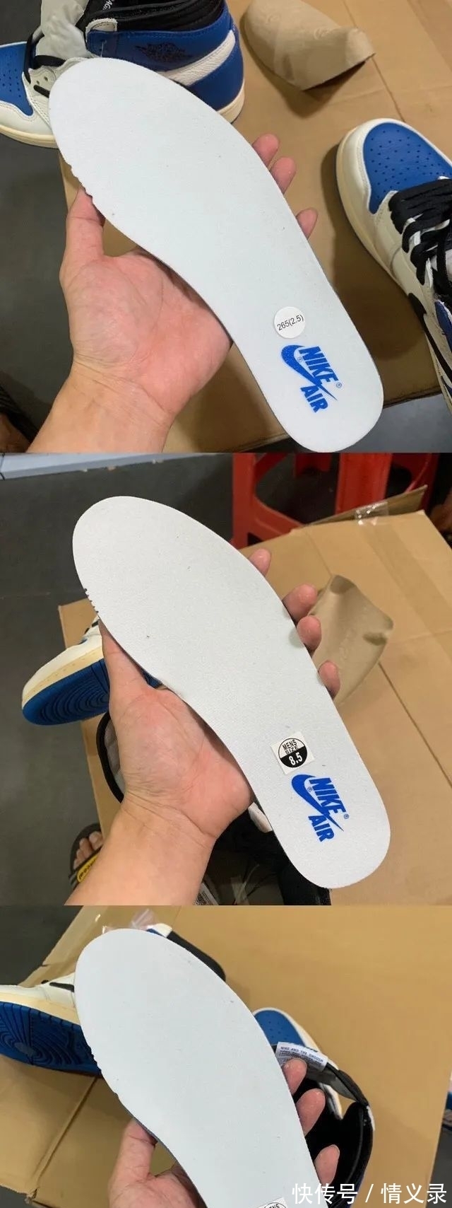 倒钩|藤原浩倒钩闪电aj1最强横向对比测评 中底拉邦皮料剪裁差的是正?