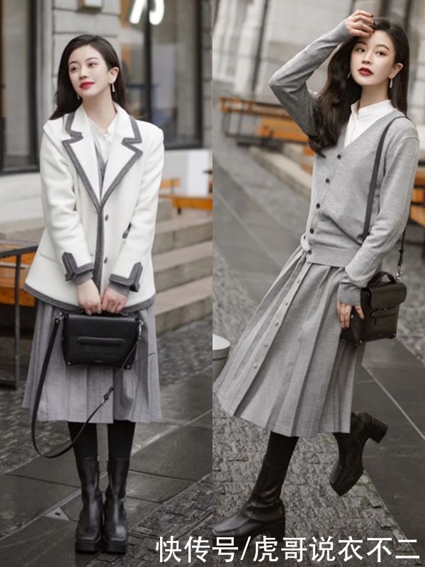 春季穿西服关键要选对内搭，这几种搭法优雅又气质，轻松化身女神