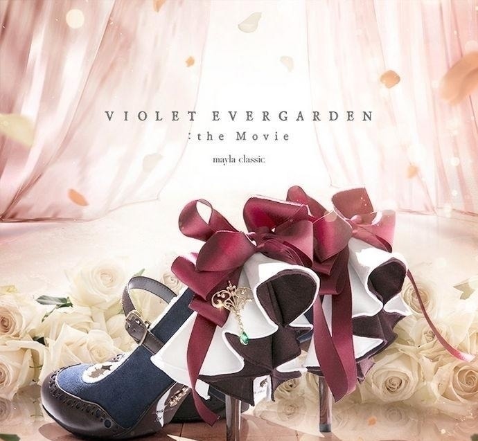 紫罗兰永恒花园|京都动画《紫罗兰永恒花园》联名高跟鞋,“洛丽塔”系穿搭佳品