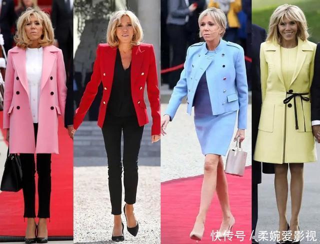 布丽吉特换新发型好年轻！手挽老公气质高贵，穿风衣露小腿美翻了