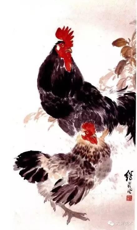 一代宗师|上阵父子兵，这爷俩画鸡能排第一！