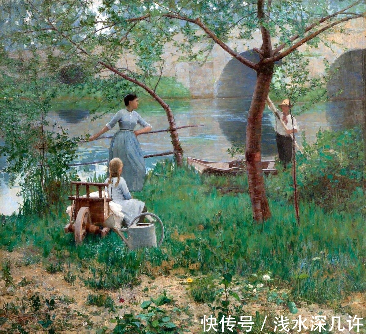 博物馆&格拉斯哥画派：喜欢在户外自然光下作画，油画采用自然主义风格