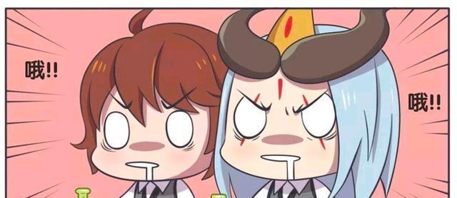 李白|王者荣耀漫画:李白变成了女孩子,但李白现在好像很享受这感觉!