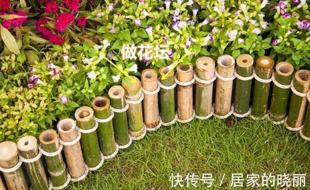 有一方庭院，砍来竹子低成本规划院景，清新雅致怎么看都喜欢