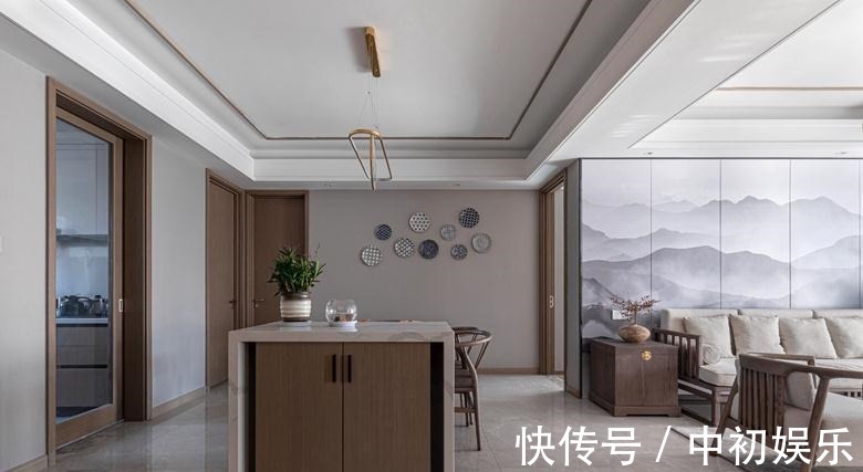 沐宸|80后大叔的二次装修,果断选择新中式,全屋素雅耐看,相当有品位