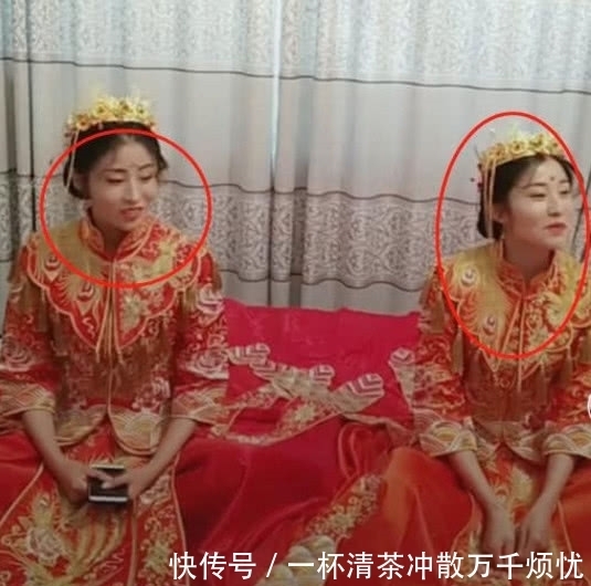 们可以看到|奇闻:双胞胎同一天出嫁,看到新娘打扮后,网友:担心新郎抱错人