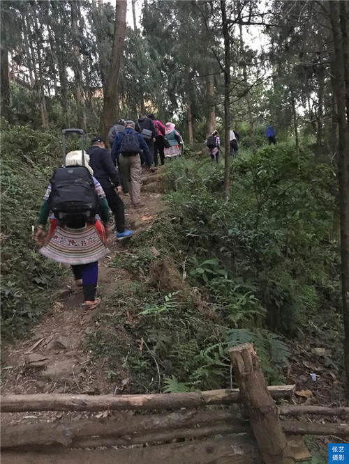 元阳梯田老虎嘴塌方事故后，想走崎岖小路才能到，一次难忘历险记