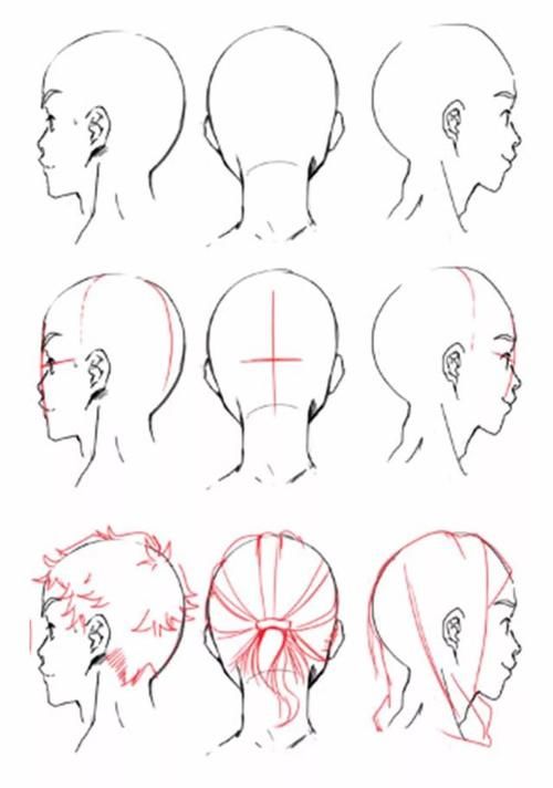 头发的绘画方法大集合，有你们要古风发型吗？