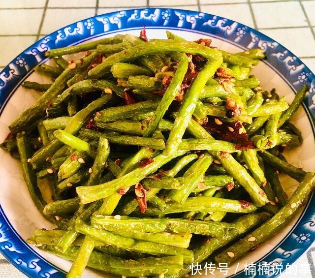 干煸豇豆,干香下饭,比肉菜还受欢迎!