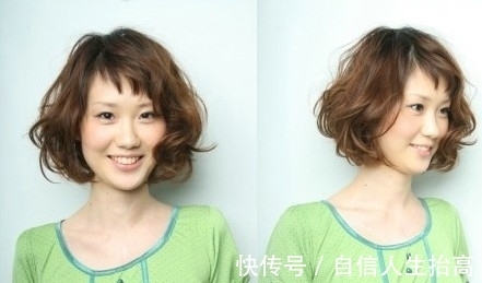 发型|圆脸矮个子适合什么发型 齐刘海or斜刘海显瘦有气质