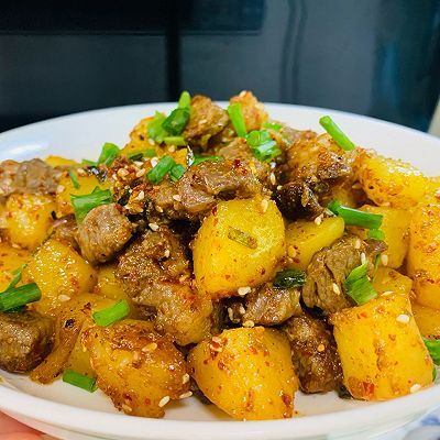 土豆|孜然土豆牛肉粒