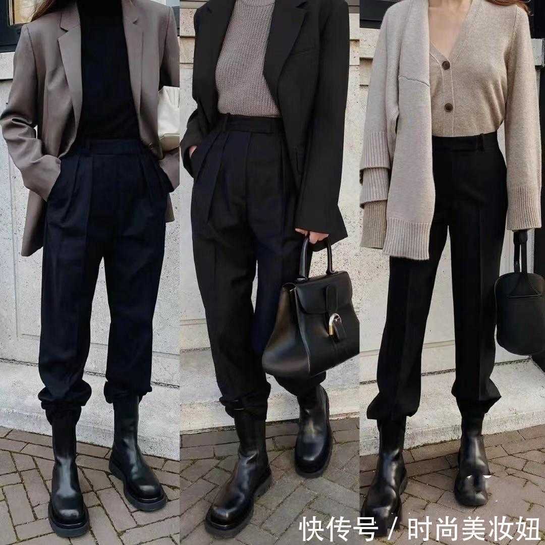 浅色系 见过世面的女人,冬季穿衣都不会太复杂,黑白灰穿出高级范