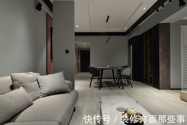 组合柜|125平现代风三居室,给人带来前卫、不受拘束的感觉