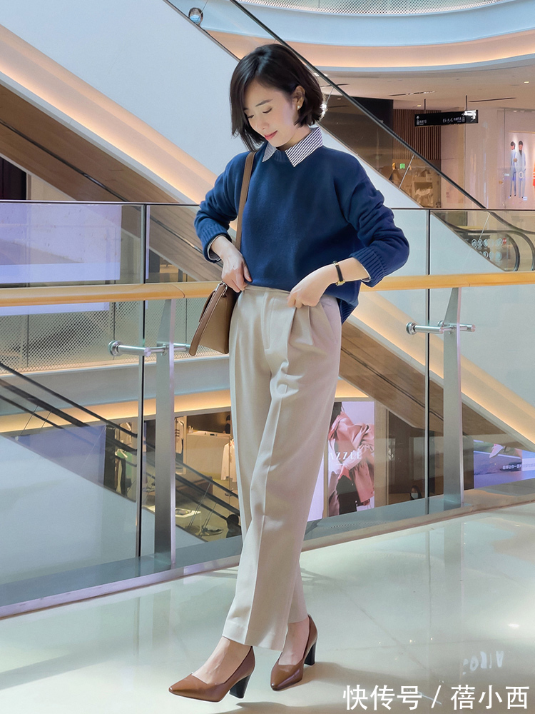 羊毛衫 奔三奔四的女人建议多“叠穿”,搭配公式和好看的款式,都在这里
