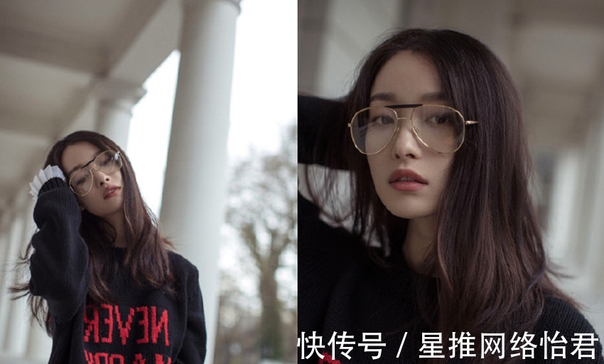 定妆|戴眼镜就不能化妆了吗?“眼镜妆”了解一下,简单又好看