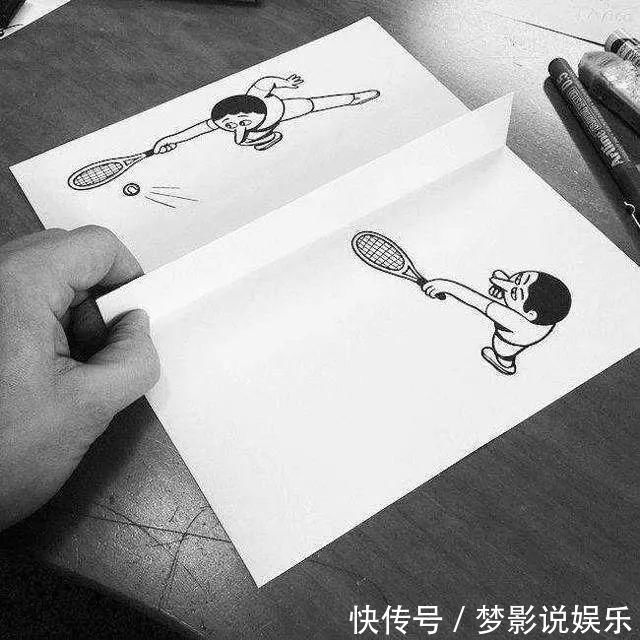 一只笔#歪果仁脑洞大开,把一张A4纸玩成这样,进来膜拜!!