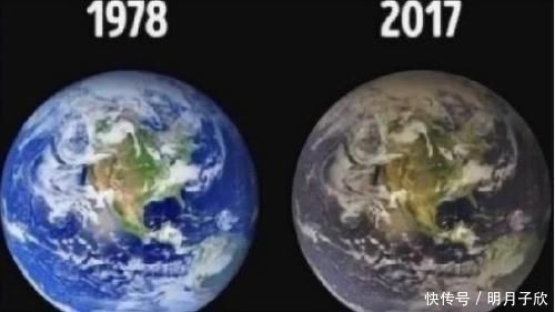 地球 这还是我们的家园吗看到卫星图,地球早就已经不是蔚蓝色的了