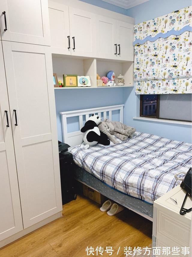 北欧风|93平北欧风三居室,卫生间干湿分区,卫生间墙上花片是点睛之笔