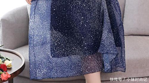 雪纺连衣裙|优雅连衣裙与气质女人同在,独具风情还时尚洋气显年轻