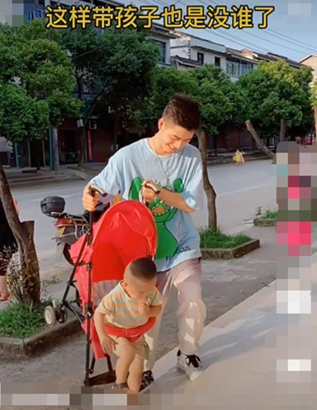 舅舅和小外甥的另类上台阶方式,让人忍不住笑出声,网友:亲舅舅