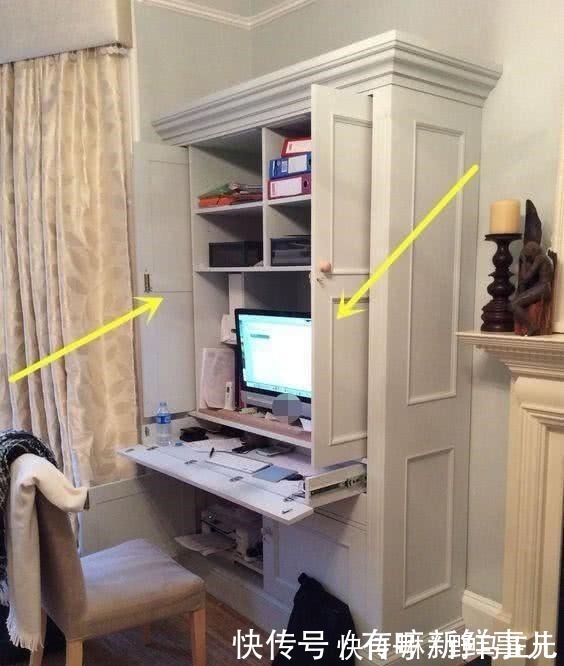 柜子|头一次见有人家把书房这样装,太聪明了,看完我想回家拆柜子了!