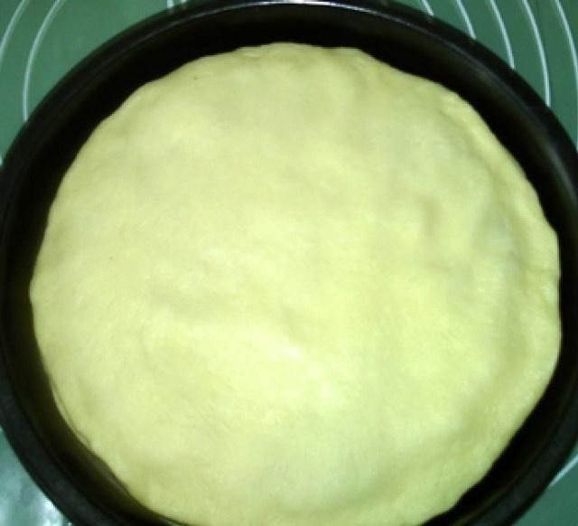  猕猴桃果酱面包，烘烤成金黄，看起来效果也还算不错