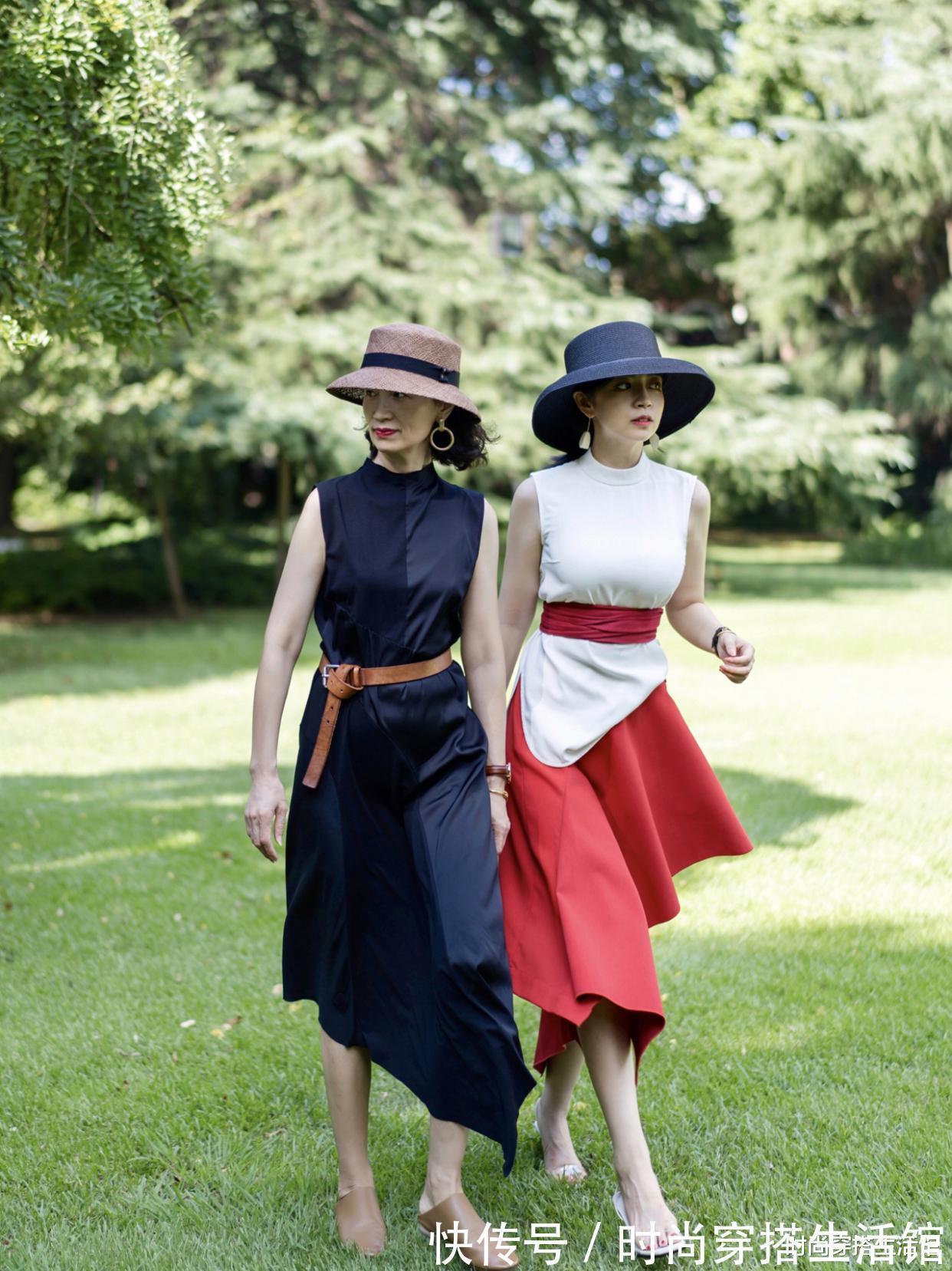 飒帅|50岁女人穿衣别太紧身,学三木妈妈这样穿,优雅减龄又时髦